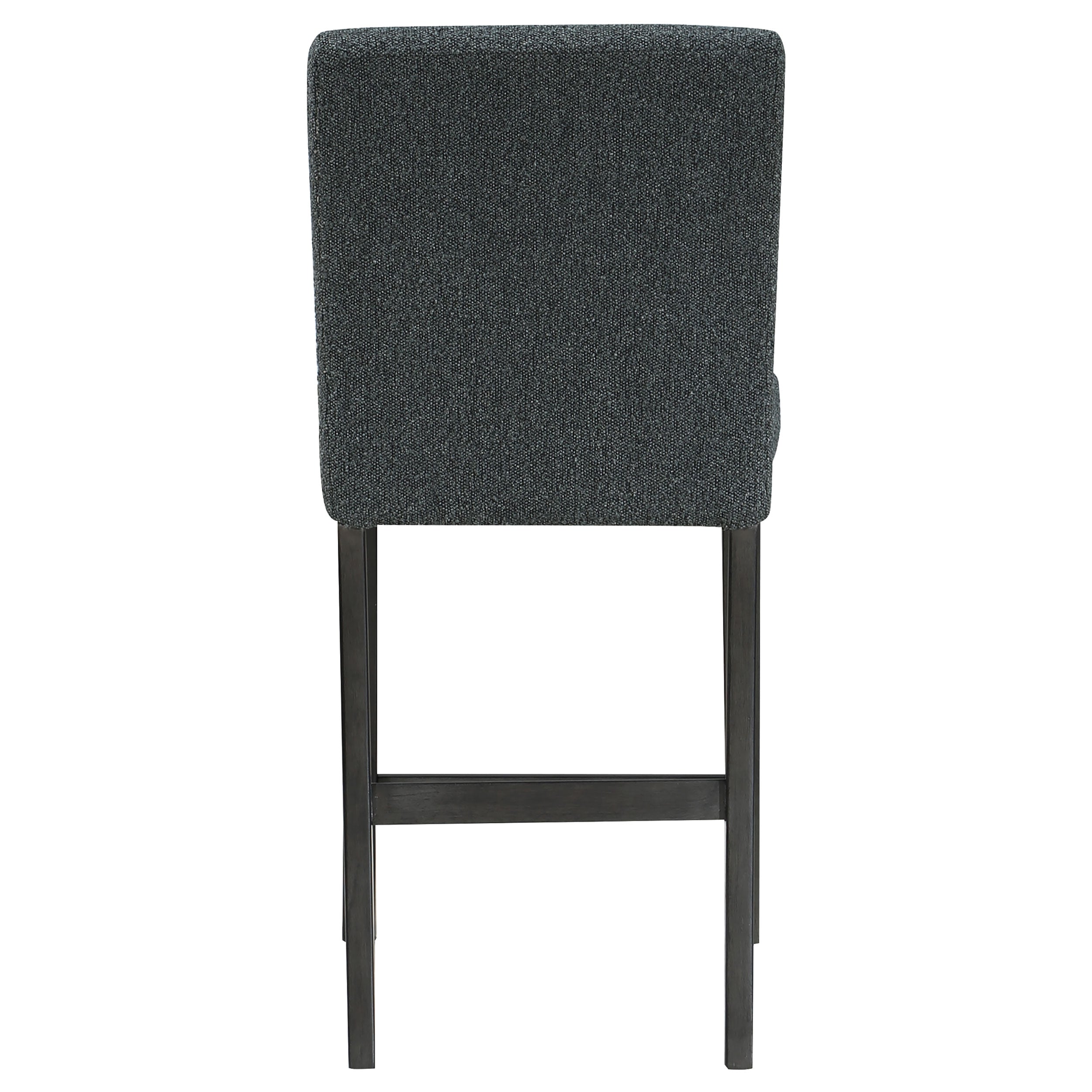 Alba Boucle Upholstered Counter Chair Black (Set of 2) — view 8