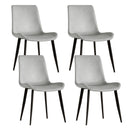 Modern Dining Chair With Carbon Steel Legs