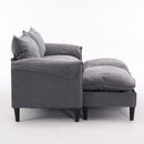 Convertible Combination Sofa With Footstools With Storage
