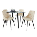 Clara Giovani - 5 Piece Contemporary Dining Set
