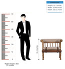 Strapped Hallway Bench