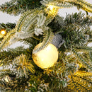 Snow Flocked Christmas Tree With LED Lights