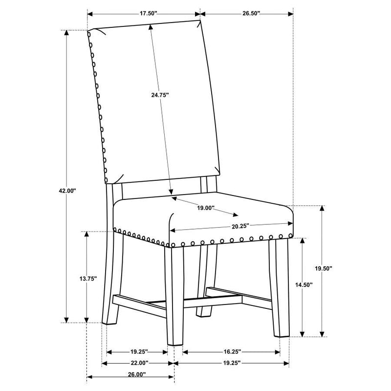 Twain - Upholstered Dining Side Chairs (Set of 2)
