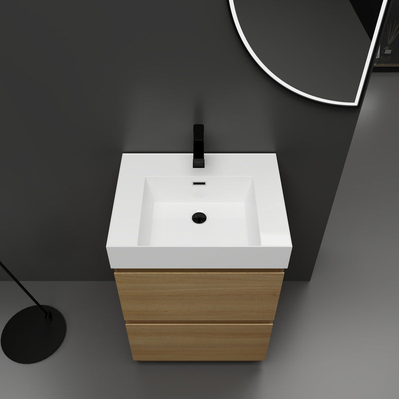 Modern Freestanding Bathroom Vanities With Single Sink Combo
