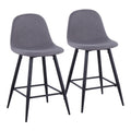 Pebble - Mid Century Casual Comfort Modern Counter Stool (Set of 2)