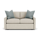 Sky - Upholstered Loveseat - Light Gray - Atlantic Fine Furniture Inc