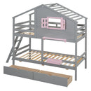 Bunk Bed With Playhouse Roof And Window