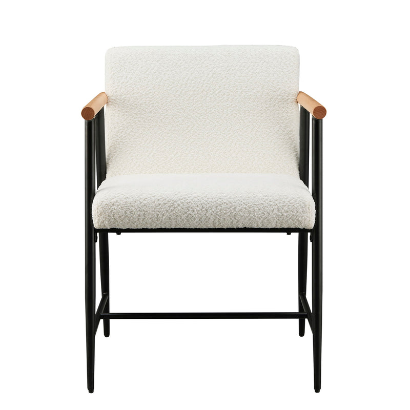 Modern Dining Chair With Iron Frame (Set of 2)