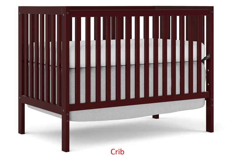 Crib 5 In 1 Convertible Converts From Baby Crib To Toddler Bed Fits Standard Full Size Crib Mattress Atlantic Fine Furniture Inc