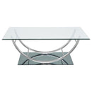 Danville - Glass Top Coffee Table Set