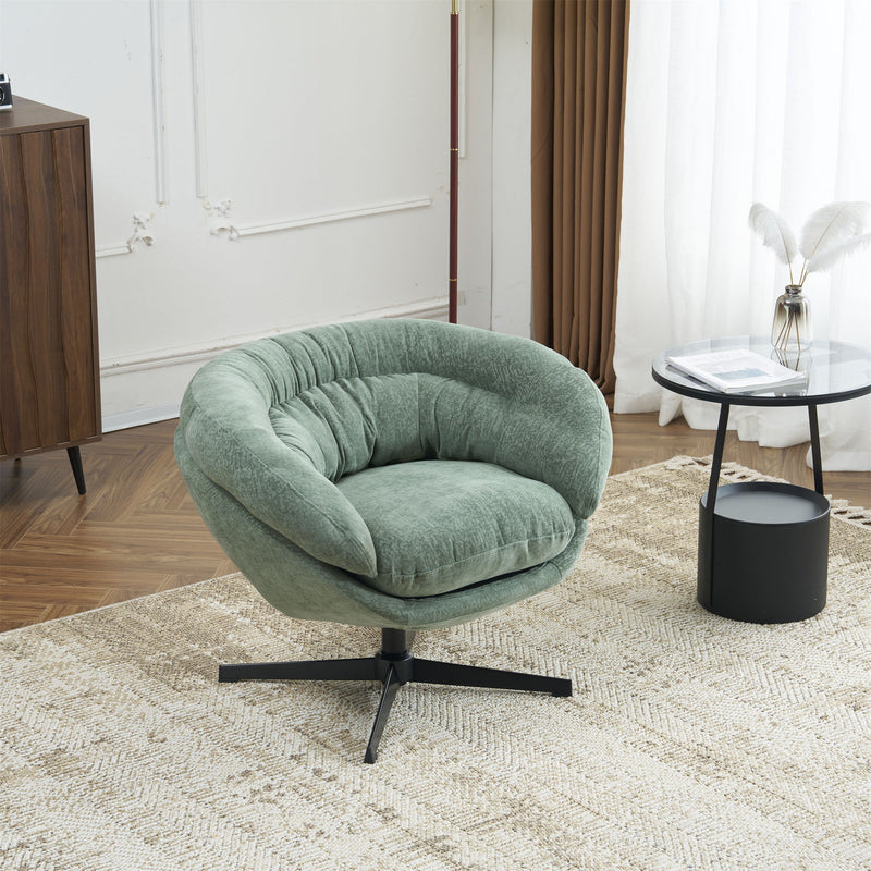 Modern Chenille Office Chair With 360 Degree Swivel
