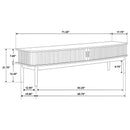 Croyden - 71" TV Stand Media Console - Weathered Natural