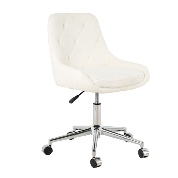 Adjustable And Space-Saving Chair With Golden Electroplated Legs