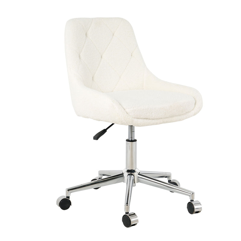 Adjustable And Space-Saving Chair With Golden Electroplated Legs