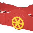 Race Car Shaped Platform Bed & Wheels