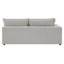 Marisa - Modular Left Facing Loveseat With 2 Pillows - Beige Boucle