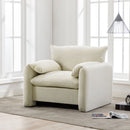 Modern Style Chenille Oversized Armchair Accent Chair Single Sofa Lounge Chair For Living Room, Bedroom