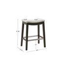 Saddle Counter Stool With High Density Foam