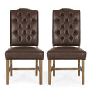 Elegant Dining Chair With Button Tufted Design