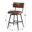 Retro Swivel Counter Stools (Set of 2)