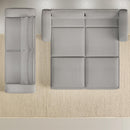 Sleeper Pull Out Sofa Bed, 3 In 1 Convertible Chaise Lounge