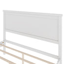 Mid-Century Platform Bed With Headboard And Slat Support, No Box Spring Needed