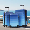 Hardshell Luggage Sets 3 Piece Gradient Color Expandable Suitcase With Spinner Wheels And Tsa Lock Lightweight 20" 24" 28" Available