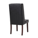 Sophisticated Tufted Dining Chair With High Back Design