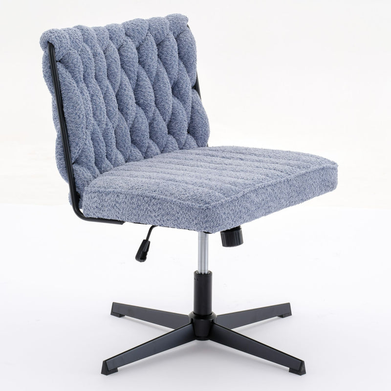 Armless Office Desk Chair No Wheels