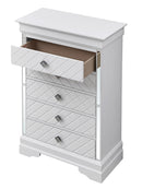 Verona - Stylish Chest - Silver Champagne