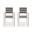 Dreamlan - Outdoor Aluminum Dining Chair (Set of 2)