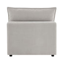Marisa - Modular Armless Chair - Beige Boucle