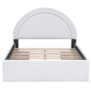 Teddy Upholstered Platform Bed With Four drawers, Full