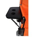 3 In 1 Folding Wagon With Bench Seat & Rear Mounted Tabletop - Orange