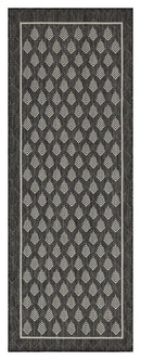 Sunshine - 5'3" X 7'3" Indoor, Outdoor Polypropylene Area Rug - Anthracite