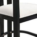 Contemporary Upholstered Counter Stools Set