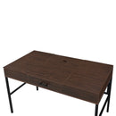 Verster - Desk - Oak & Black Finish - Atlantic Fine Furniture Inc