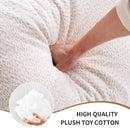 Compression Sofa: 4 Seater Combined Sofa, Crochet Yarn Fabric, Full Sponge Compression Sofa, Combined Sofa With 4 Pillows For Home Living / Home Furniture / Apartment - Beige