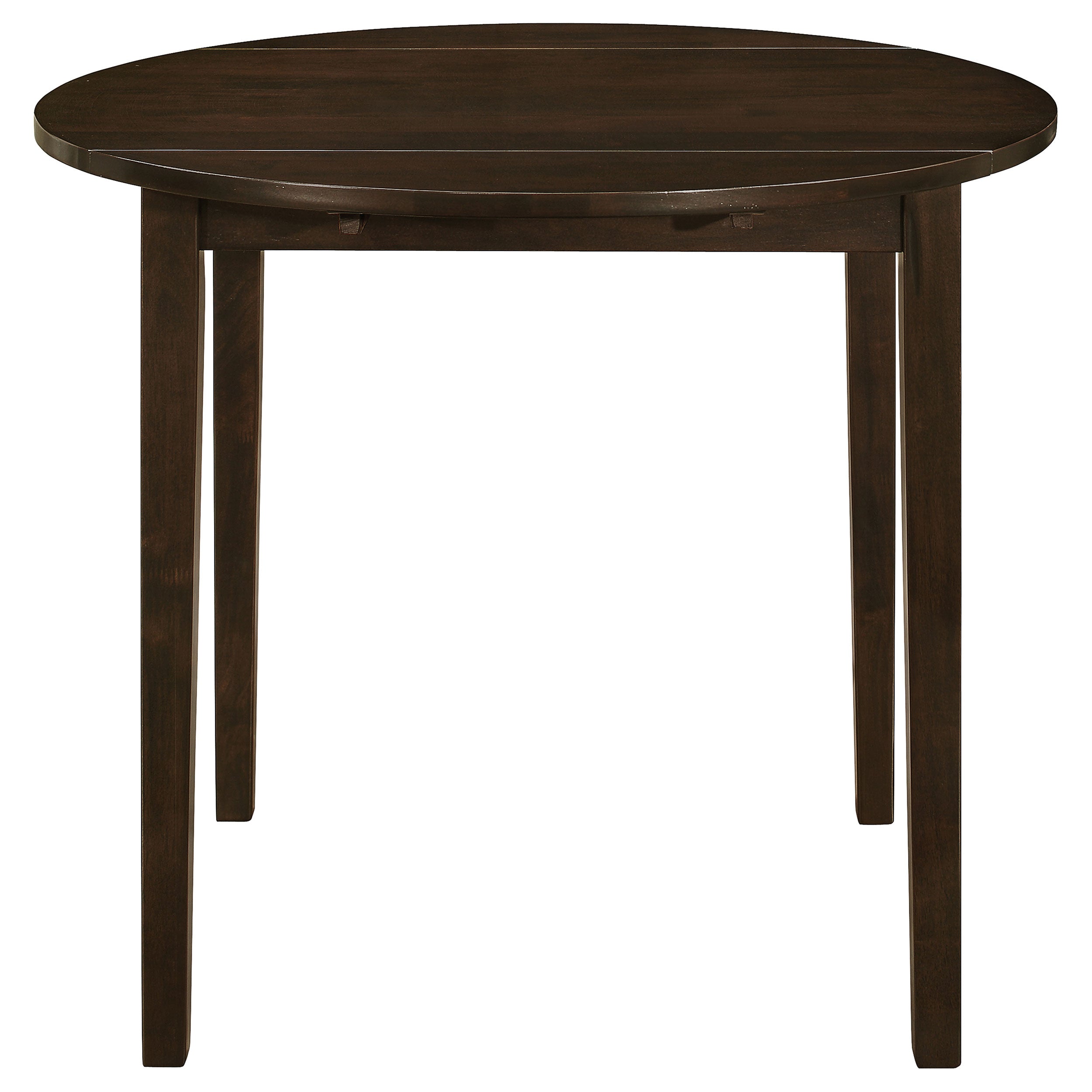 Bucknell 3-piece Round Drop Leaf Dining Table Set Cappuccino — view 6