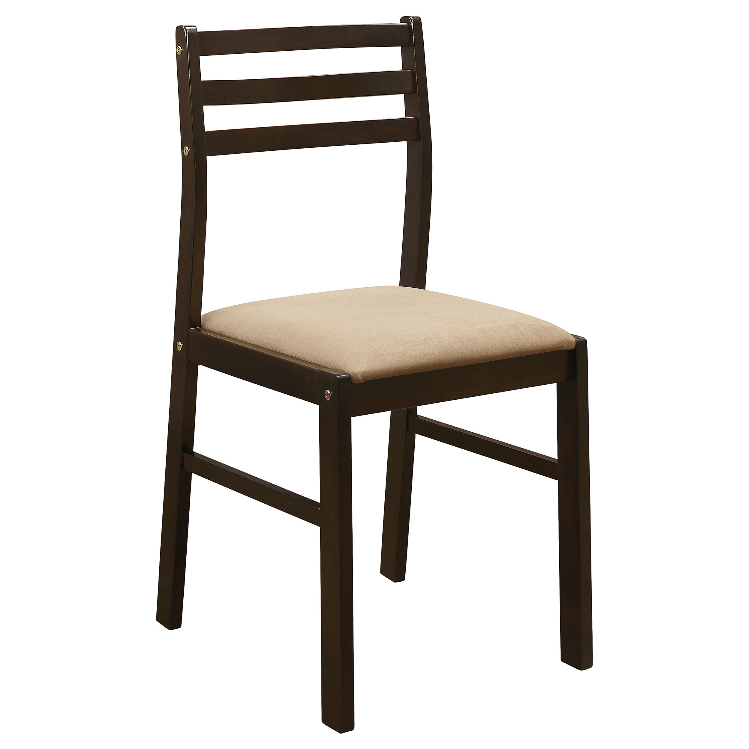 Bucknell 3-piece Round Drop Leaf Dining Table Set Cappuccino — view 7