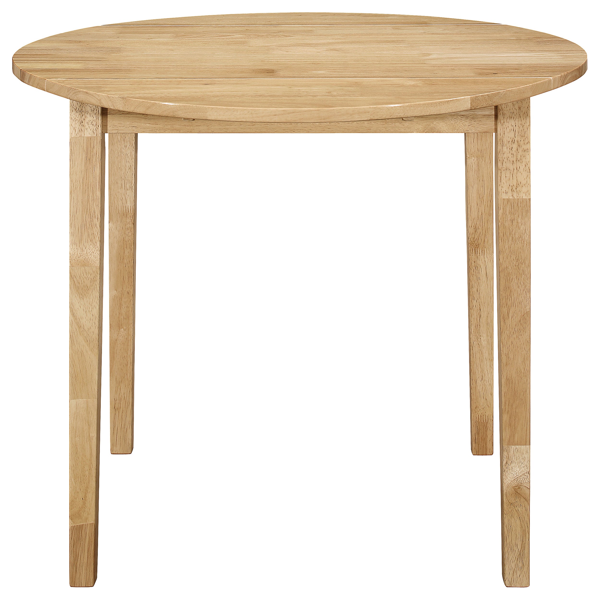 Bucknell 3-piece Round Drop Leaf Dining Table Set Natural — view 5