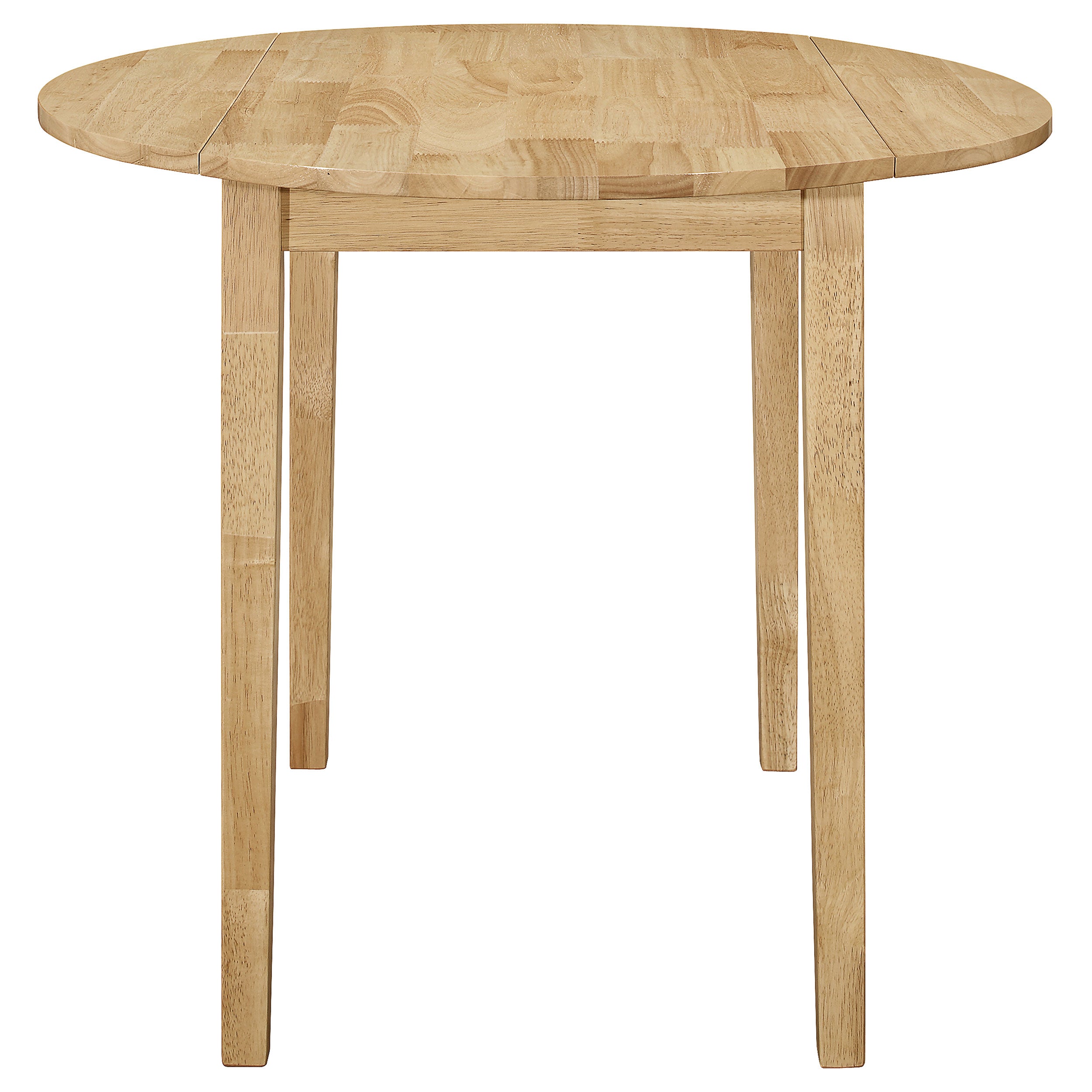 Bucknell 3-piece Round Drop Leaf Dining Table Set Natural — view 6