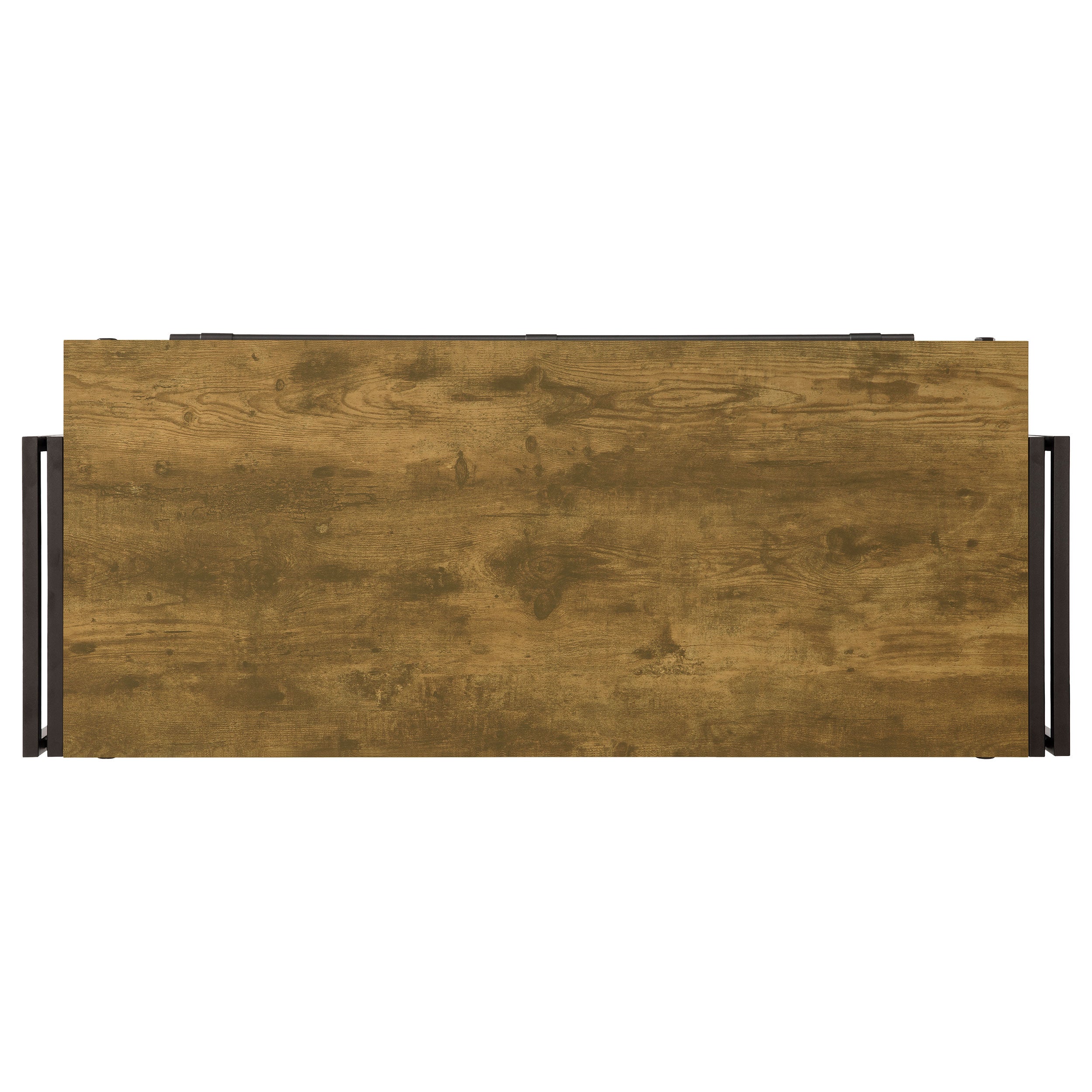 Renaldi 3-shelf Home Bar Wine Cabinet Rustic Nutmeg — view 8