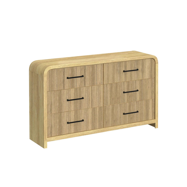 Ridgemont - 6-Drawer Dresser - Natural