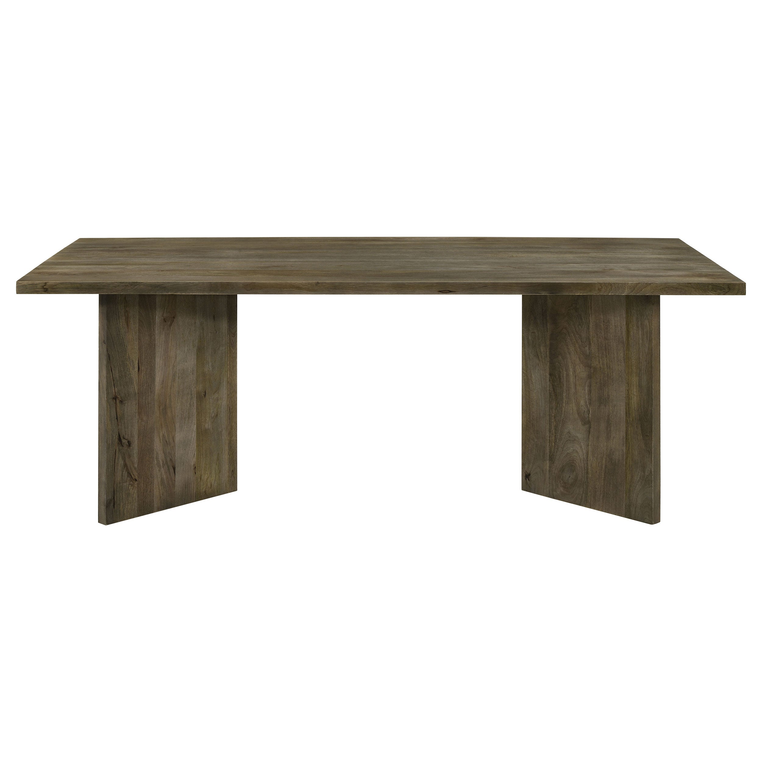 Tyler 80-inch Solid Wood Dining Table Mango Brown — view 3