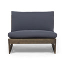 Acacia Wood Outdoor Club Chair With Cushions