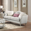 Kasa Loveseat - Beige Linen - Atlantic Fine Furniture Inc