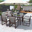 Patio Dining Set Outdoor Dining Table And Chair Set With And Removable Cushions For Patio
