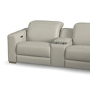 Aurora 6pc Power Reclining Leather Sectional