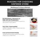 Outdoor Modern Patio Dining Table, Post Tapered Legs, Weatherproof & Rust Free